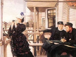The Daughter of the master by James Tissot - Art Print