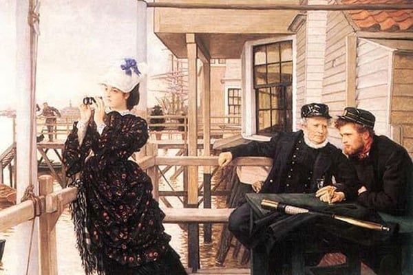 The Daughter of the master by James Tissot - Art Print