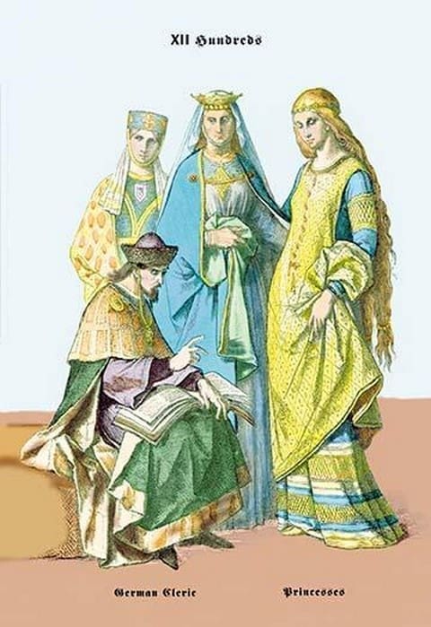 German Cleric and Princesses