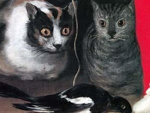Bird Watching by Francisco de Goya - Art Print