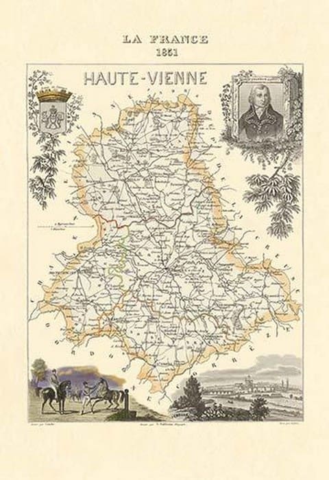 Haute-Vienne by Par M. Vuillemin - Art Print