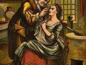 They sent for the King's doctor who sewed it on again by Kronheim & Dalziels - Art Print