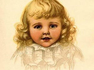 A for Abigail by Ida Waugh - Art Print
