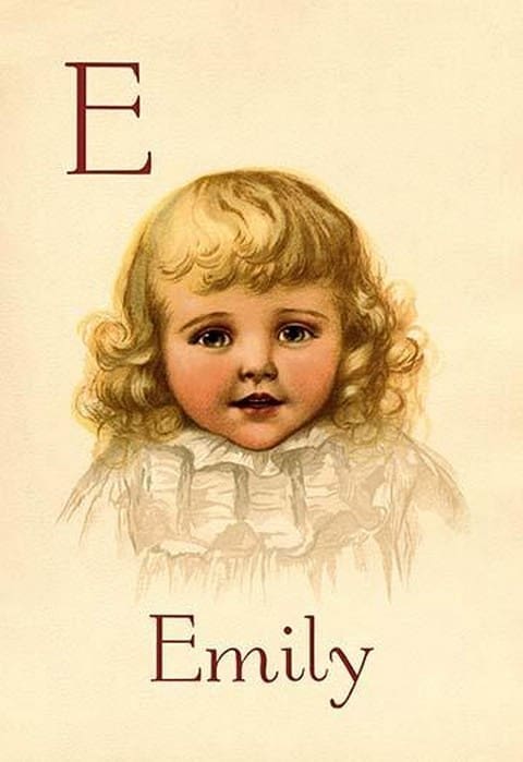 E for Emily by Ida Waugh - Art Print