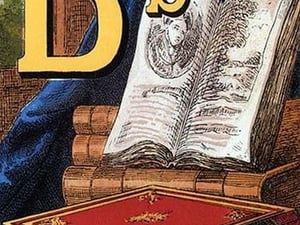 B for the Book that was Given to me by Edmund Evans - Art Print