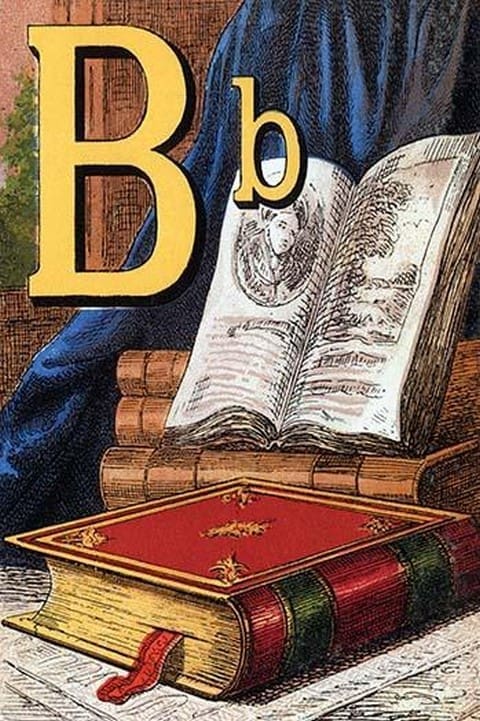 B for the Book that was Given to me by Edmund Evans - Art Print