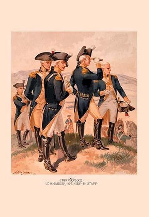 Commander in Chief and Staff by Henry Alexander Ogden - Art Print