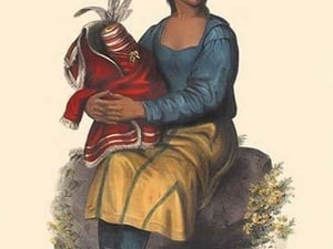 A Chippewah Widow by Mckenney & Hall - Art Print