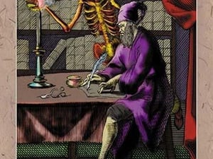 Death Snuffs a Flame - Art Print