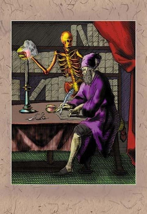 Death Snuffs a Flame - Art Print