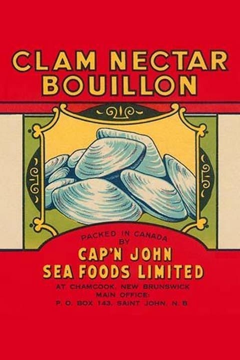 Cap'n John Brand Clam Nectar Bouillon #3 - Art Print
