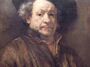 Self Portrait of Rembrandt by Rembrandt Van Rijnt - Art Print