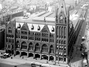 Philadelphia Architecture by FREE LIBRARY OF PHILADELPHIA - Art Print