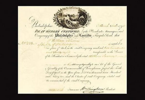 Company of the Philadelphia and Lancaster Turnpike Road - Art Print