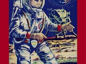 Moon Astronaut - Art Print