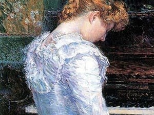 The Sonata by Frederick Childe Hassam - Art Print