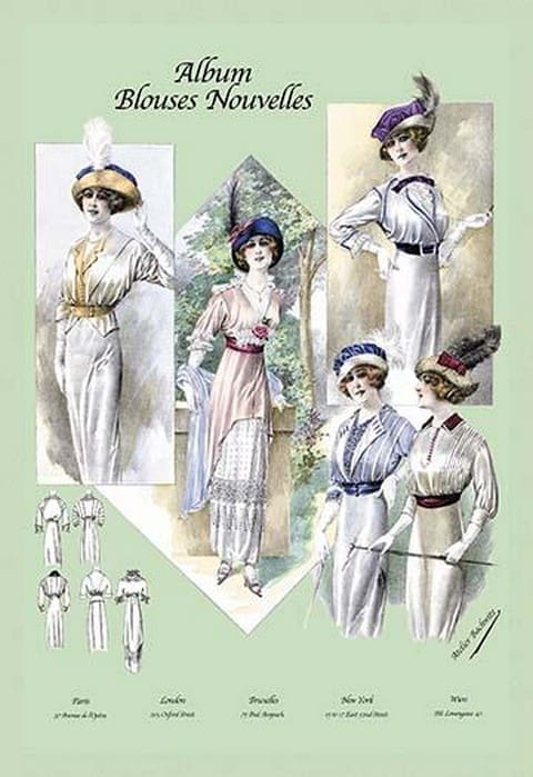 Album Blouses Nouvelles: A Bit of Sophistication by Atelier Bachroitz - Art Print