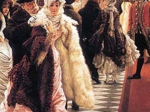 The Fashionable woman by James Tissot - Art Print