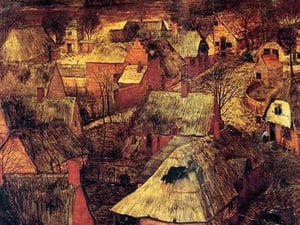 Beginning of Spring - Detail - by Pieter the Elder Brueghel #7 - Art Print