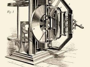 Bowker & Bensel's Improved Stave Machine - Art Print