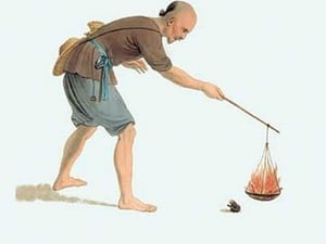 A Frog-Catcher by George Henry Malon - Art Print