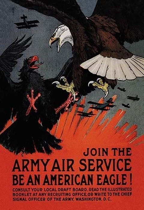 Join the Army Air Service: Be an American Eagle! by Charles Livingston Bull - Art Print