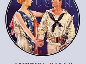 America Calls - Enlist in the Navy by Joseph C. Leyendecker - Art Print