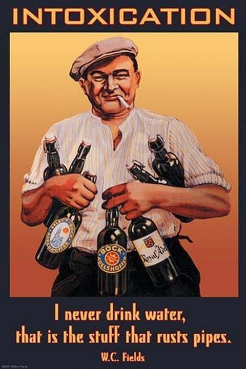 I Never Drink Water by Wilbur Pierce - Art Print