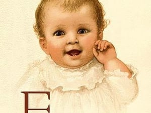 Baby Face F by Dorothy Waugh - Art Print