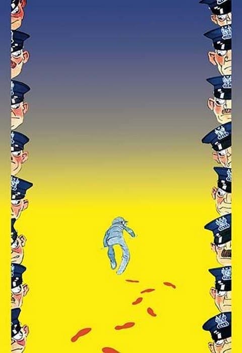 Fugitive On The Loose by F.G.C. - Art Print