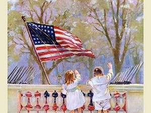 Yankee Doodle by Angie MacDunall - Art Print
