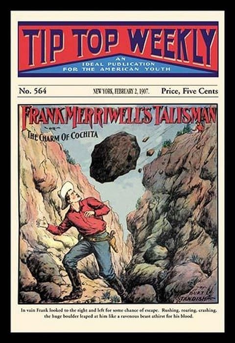 Tip Top Weekly: Frank Merriwell's Talisman by Burt L. Standish - Art Print