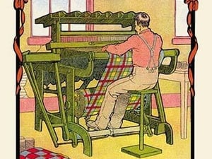 The Weaver by H.O. Kennedy - Art Print