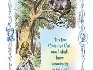 Alice in Wonderland: It's the Cheshire Cat by John Tenniel - Art Print