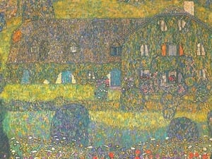 House in Attersee by Gustav Klimt - Art Print