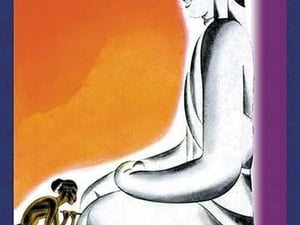 Burmese Sculptor at the Knees of Buddha w/TITLE by Frank McIntosh - Art Print