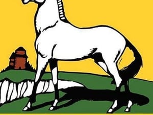 U is for Unicorn by Charles Buckles Falls - Art Print