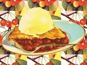 Cherry Cherry Cherry Pie by Sara Pierce - Art Print