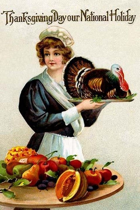 Thanksgiving Day Our National Holiday - Art Print