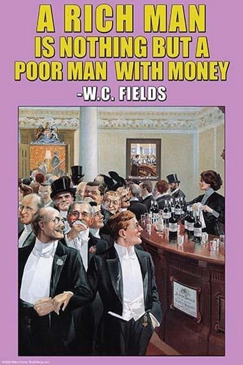 A Rich Man is Nothing by Wilbur Pierce - Art Print