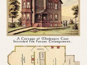 A Cottage of Moderate Cost Intended for Future Enlargement - Art Print