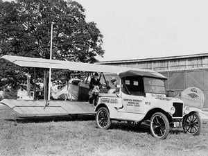 Ford Towing Plane - Art Print