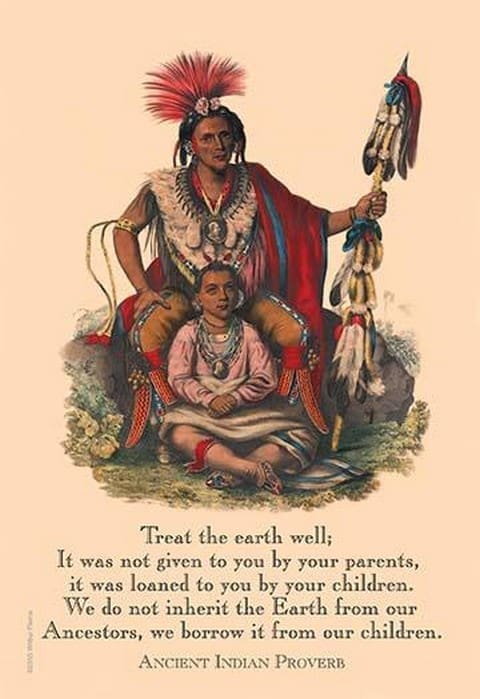 Treat the Earth Well by Wilbur Pierce - Art Print
