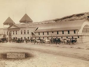 Hot Springs Bath House by John C.H. Grabill - Art Print