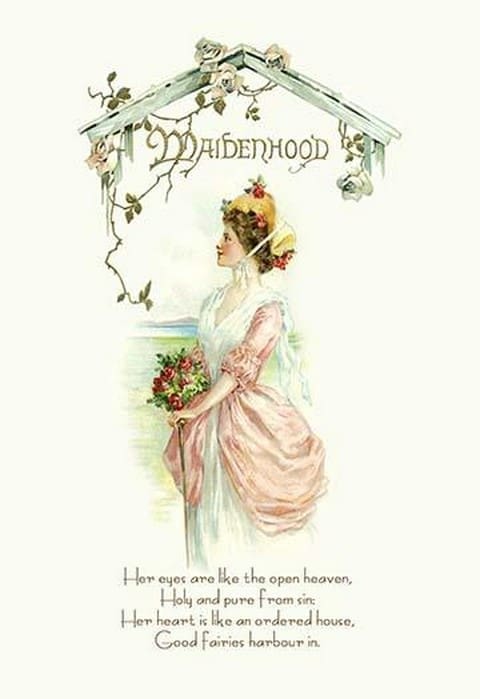Maidenhood Calendar Cover - Art Print