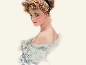 Her Eyes Were Made to Worship by Harrison Fisher - Art Print