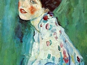 Portrait of a Lady by Gustav Klimt - Art Print
