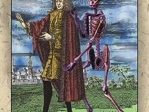 Death Guides a Nobleman - Art Print