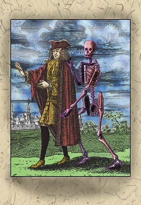 Death Guides a Nobleman - Art Print