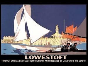 Lowestoft: Through Express Services from the North and Midlands by LMS During the Season by Hap Hadley - Art Print